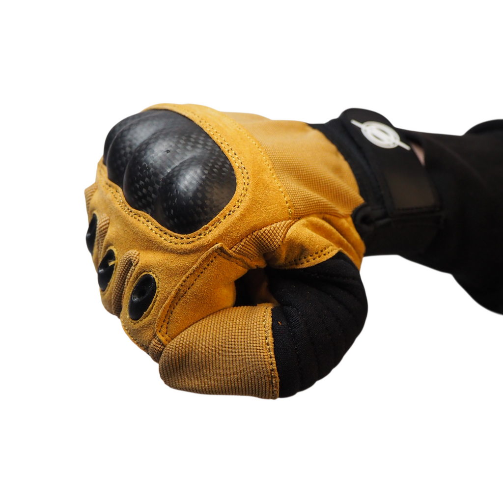 First and Only Airsoft TROOP knuckle armour Gloves – Tan