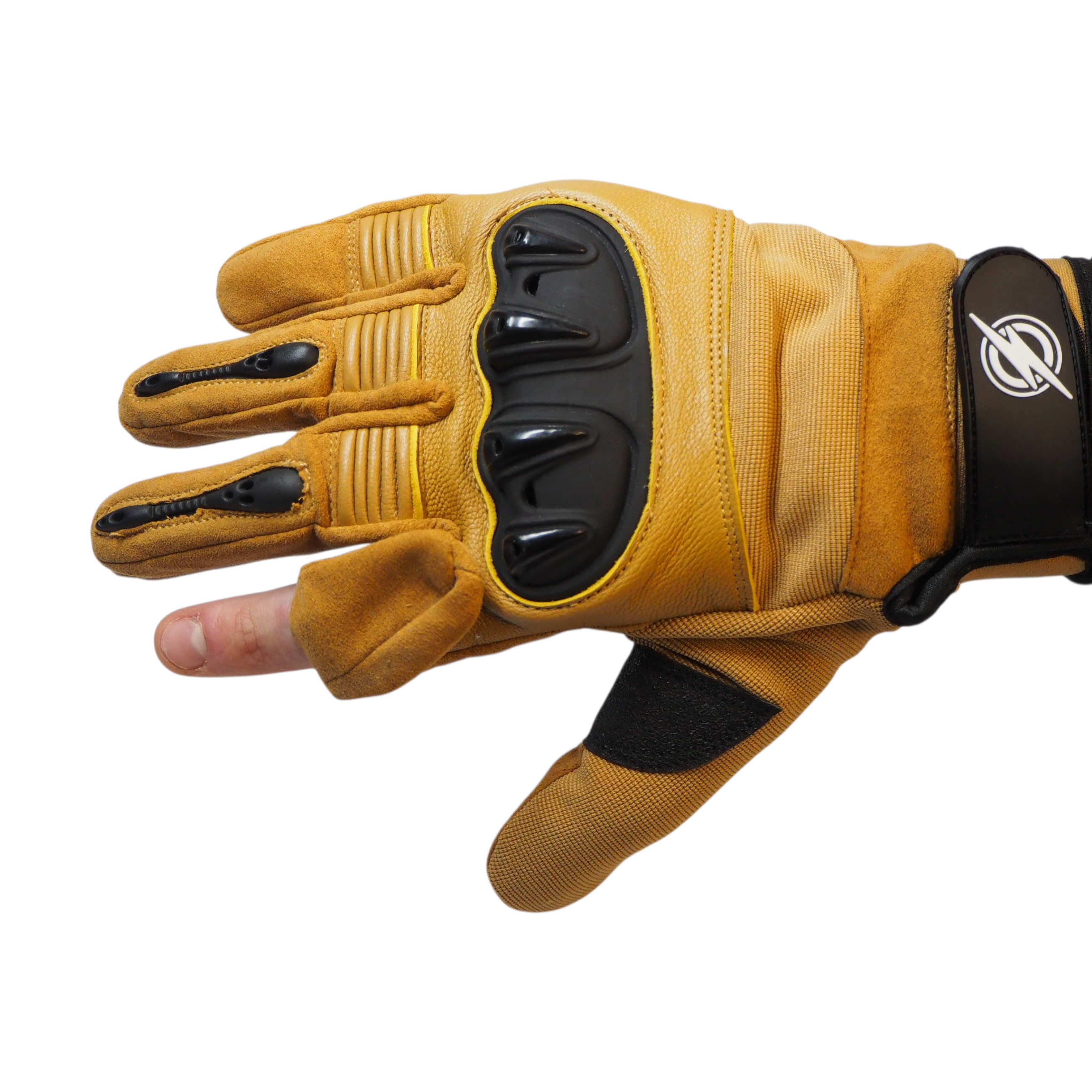 First and Only Airsoft MARKSMAN knuckle armour Gloves – Tan