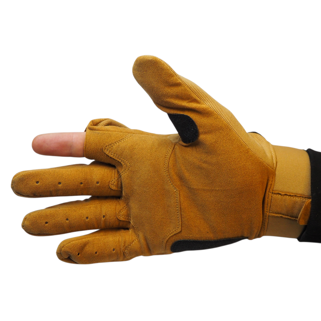 First and Only Airsoft MARKSMAN knuckle armour Gloves – Tan