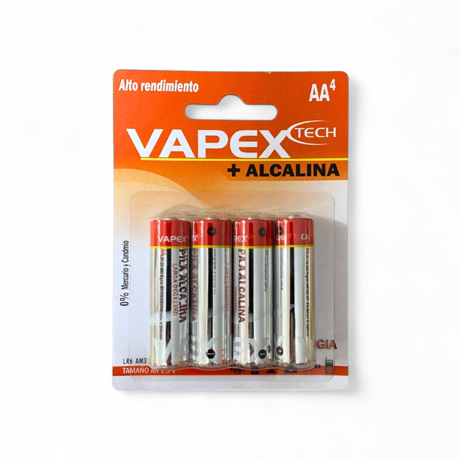 Vapex AA 1.5V Alkaline Batteries | Pack of 4