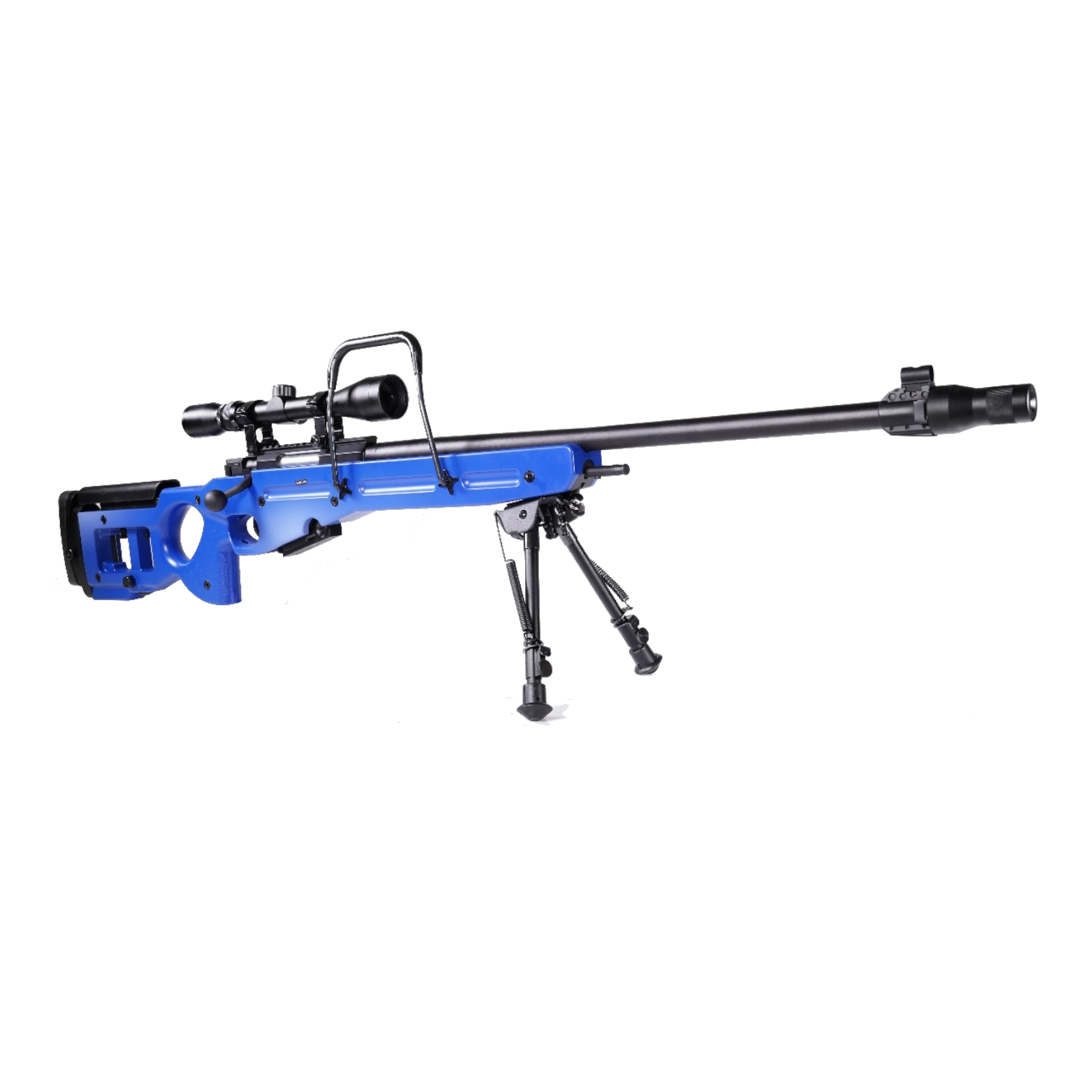 Snow Wolf SV98 Spring Sniper Rifle (Dual Tone Blue) – Includes Scope & Bipod (N)