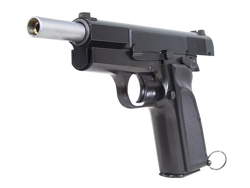 WE Browning Hi-Power MK3 Gas Blowback Pistol (Full Metal - Black)