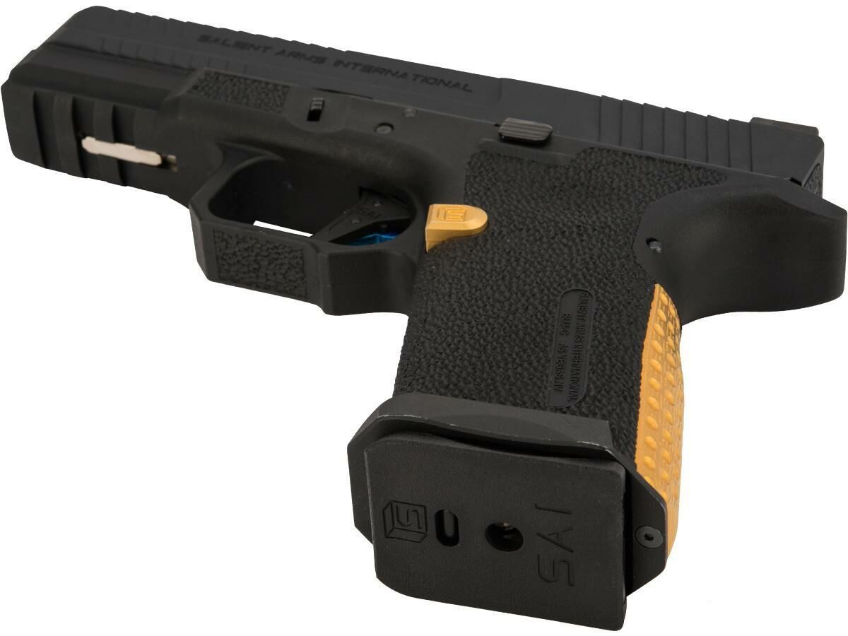 Salient Arms International x EMG BLU Gas Blowback Pistol (Compact - Black)