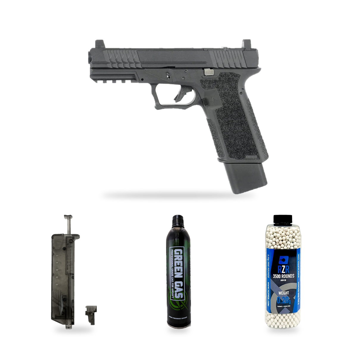 JDG Polymer80 Pistol Bundle (Black)