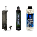 Pistol Essentials Bundle (Gas + BBs + Speedloader)