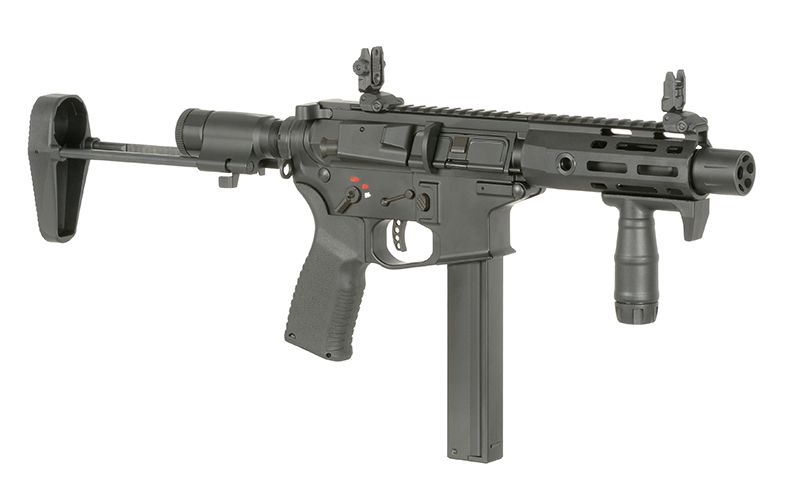 Cyma Platinum 9mm Rapid Strike AEG Carbine (PDW – Black – CM106) (I)