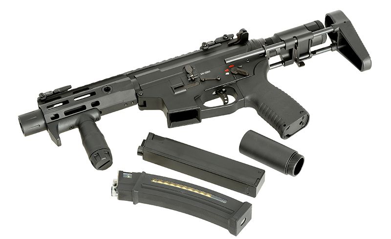 Cyma Platinum 9mm Rapid Strike AEG Carbine (PDW – Black – CM106) (I)