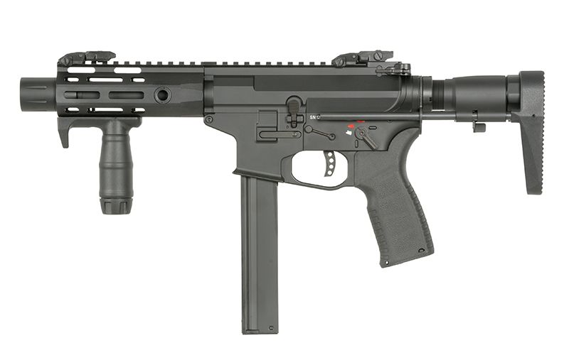 Cyma Platinum 9mm Rapid Strike AEG Carbine (PDW – Black – CM106) (I)