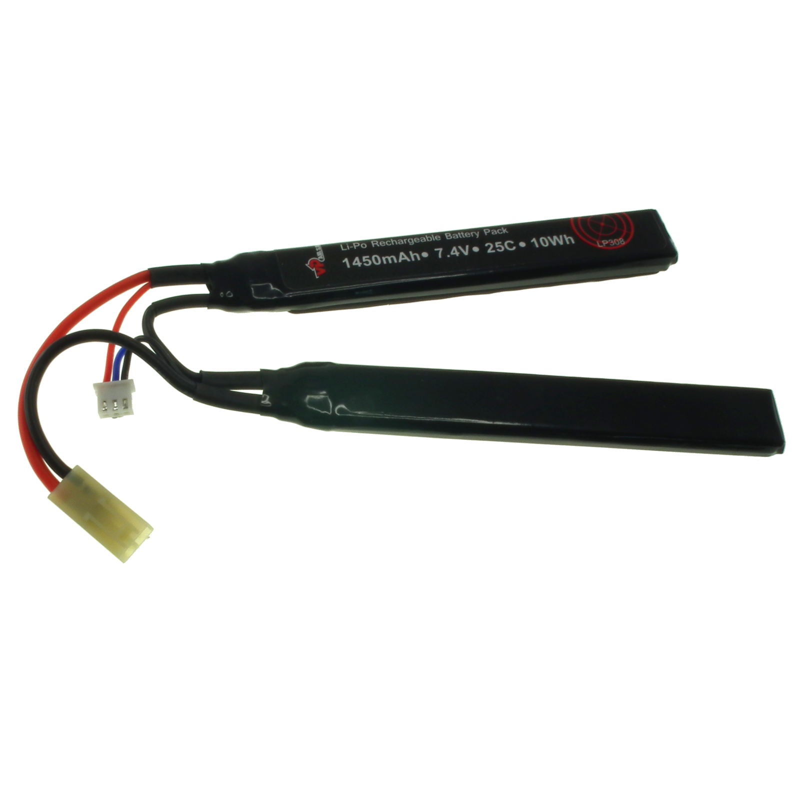Vapex 7.4V 1450mAh 25C Cranestock LiPo Airsoft Battery | Mini-Tamiya