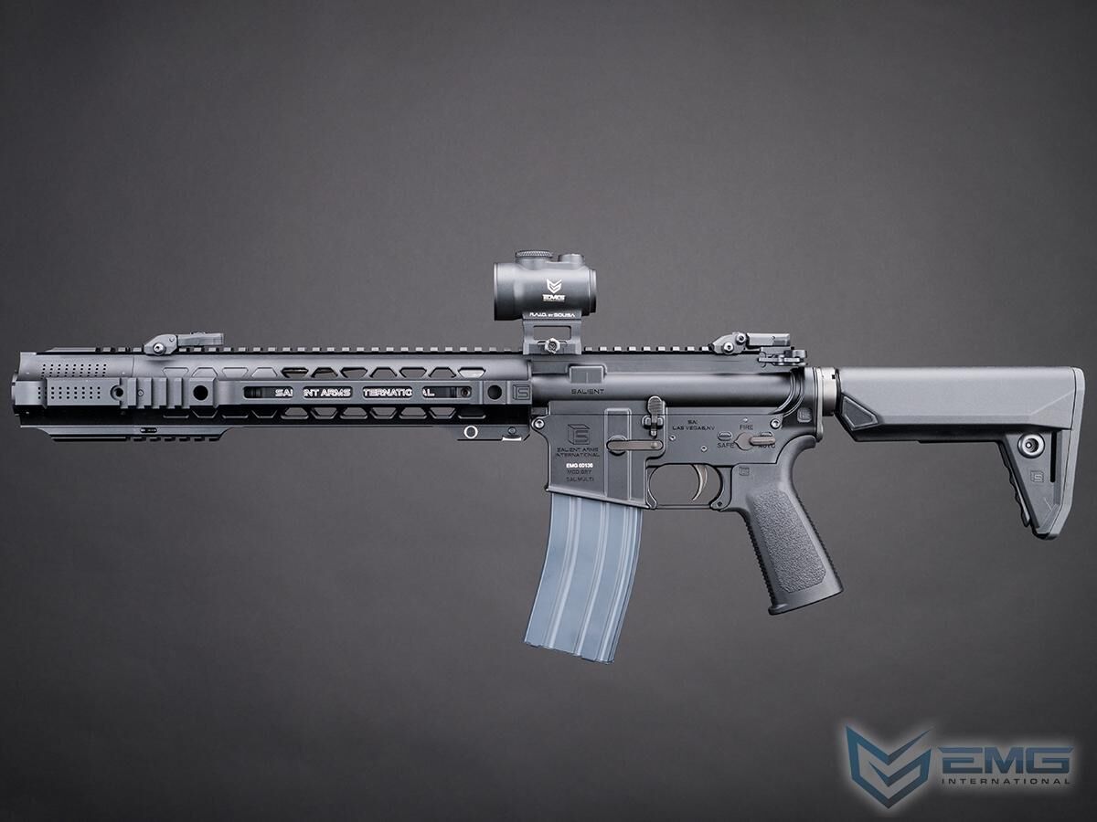 EMG x Cyma SAI GRY 10.5" MWS Gas Blowback Rifle (SAI.1702-LS BK - Black)