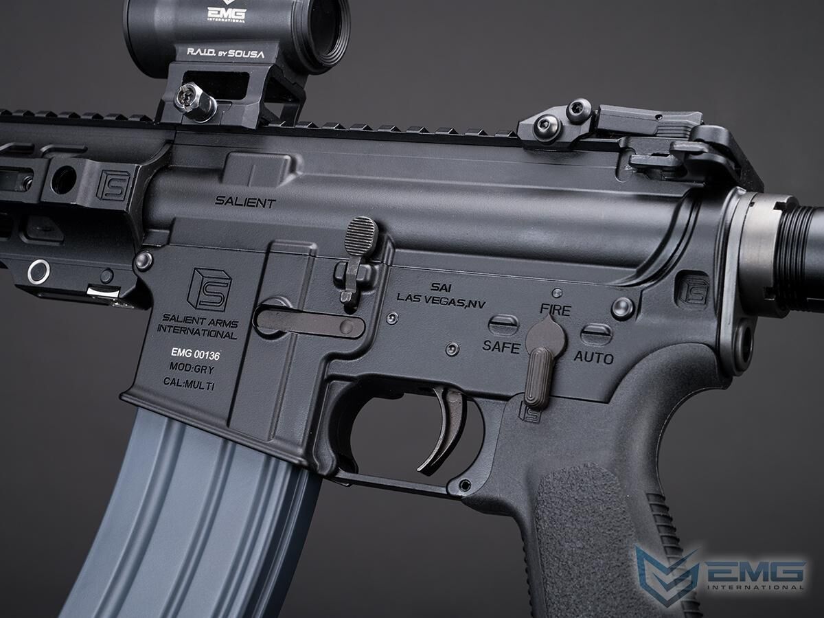 EMG x Cyma SAI GRY 13.5" MWS Gas Blowback Rifle (SAI.1703-LS GY - Grey)