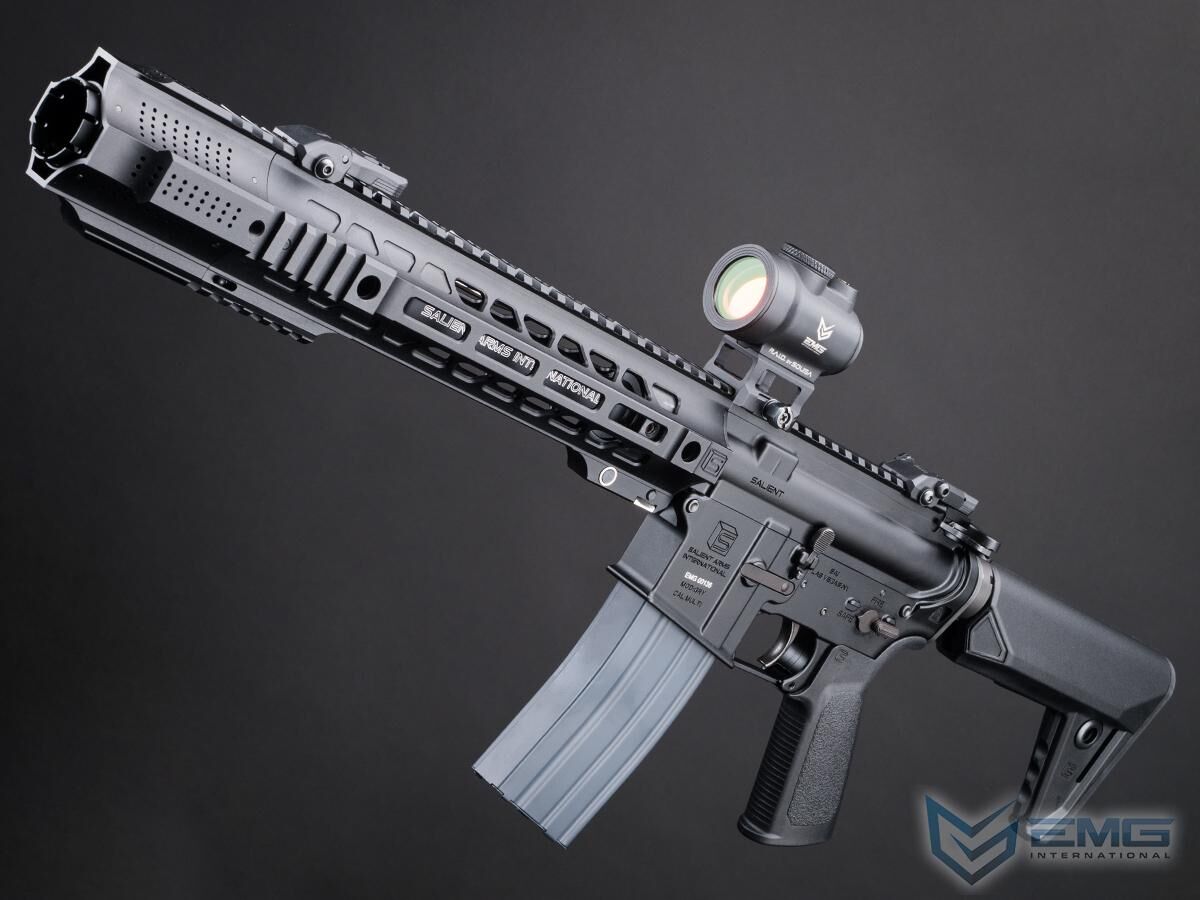 EMG x Cyma SAI GRY 10.5" MWS Gas Blowback Rifle (SAI.1702-LS BK - Black)