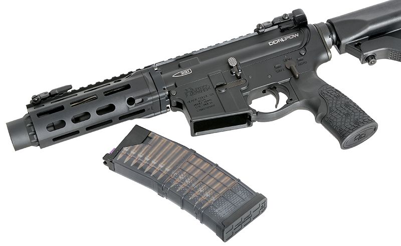 Daniel Defense x EMG DDM4 PDW SBR MWS Gas Blowback Rifle by Cyma (Black)
