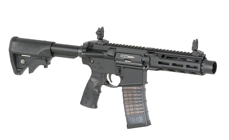 Daniel Defense x EMG DDM4 PDW SBR MWS Gas Blowback Rifle by Cyma (Black)
