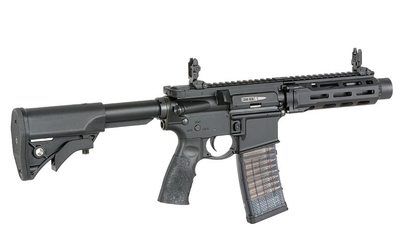 Daniel Defense x EMG DDM4 PDW SBR MWS Gas Blowback Rifle by Cyma (Black)
