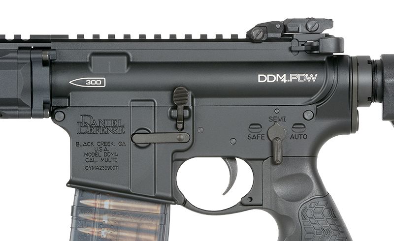 Daniel Defense x EMG DDM4 PDW SBR MWS Gas Blowback Rifle by Cyma (Black)