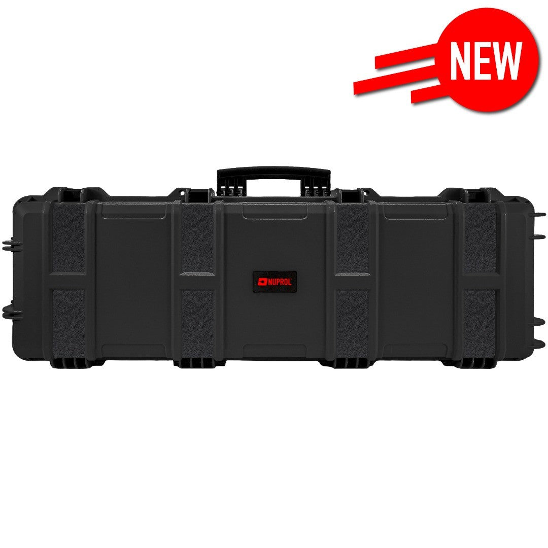 Nuprol Premium Rifle Case Velcro Patch (Large) Wave Foam – Black (N)