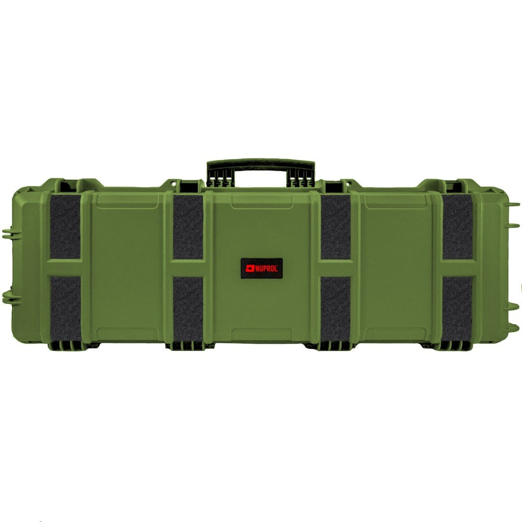Nuprol Premium Rifle Case Velcro Patch (Large) Wave Foam – Green (N)