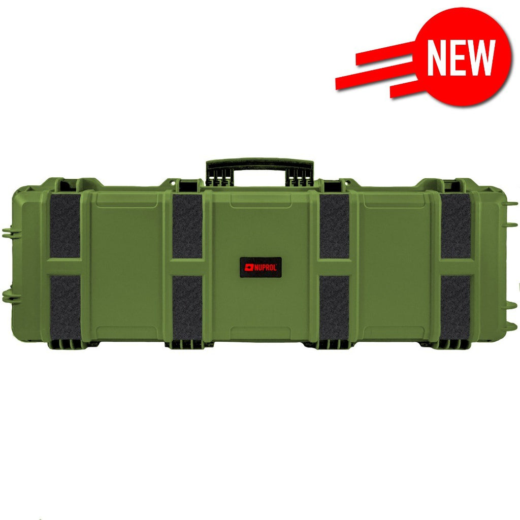 Nuprol Premium Rifle Case Velcro Patch (Large) Wave Foam – Green (N)