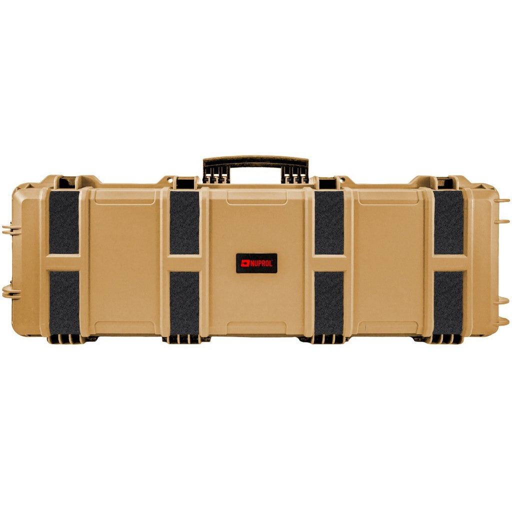 Nuprol Premium Rifle Case Velcro Patch (Large) Wave Foam – Tan (N)