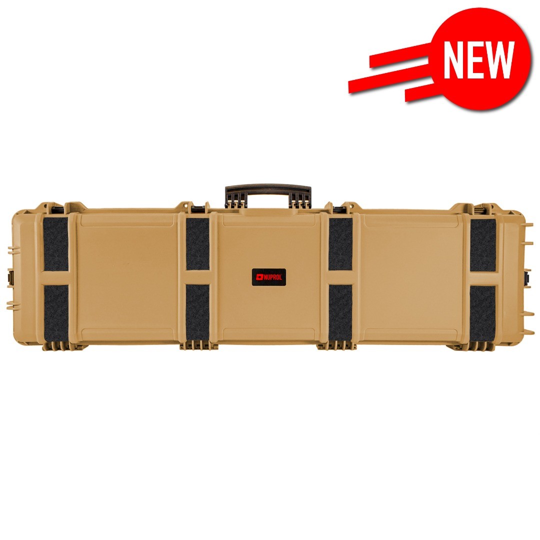 Nuprol Premium Rifle Case Velcro Patch (X-Large) Wave Foam – Tan (N)