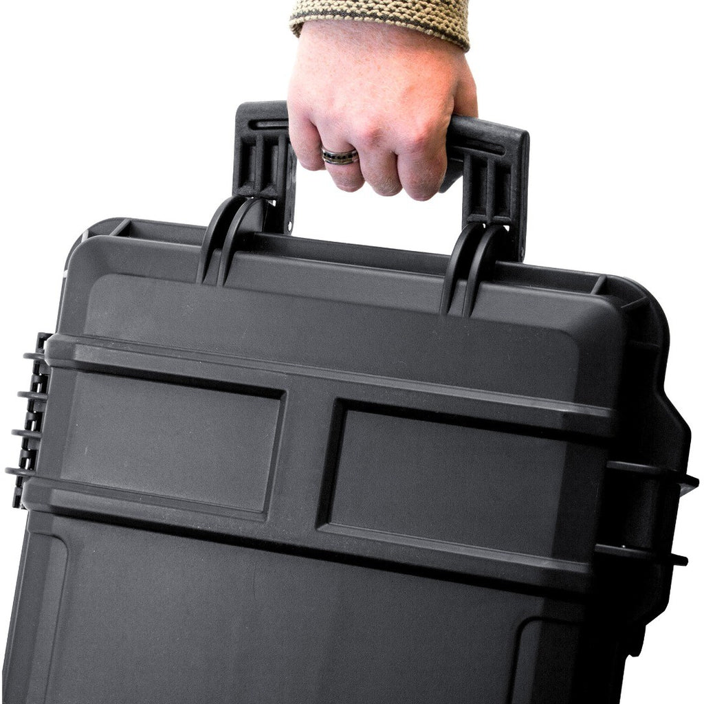 Nuprol Premium Rifle Case Velcro Patch (X-Large) Wave Foam – Black (N)