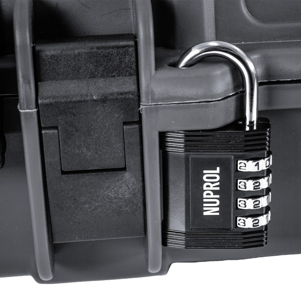 Nuprol Premium Rifle Case Velcro Patch (X-Large) Wave Foam – Black (N)