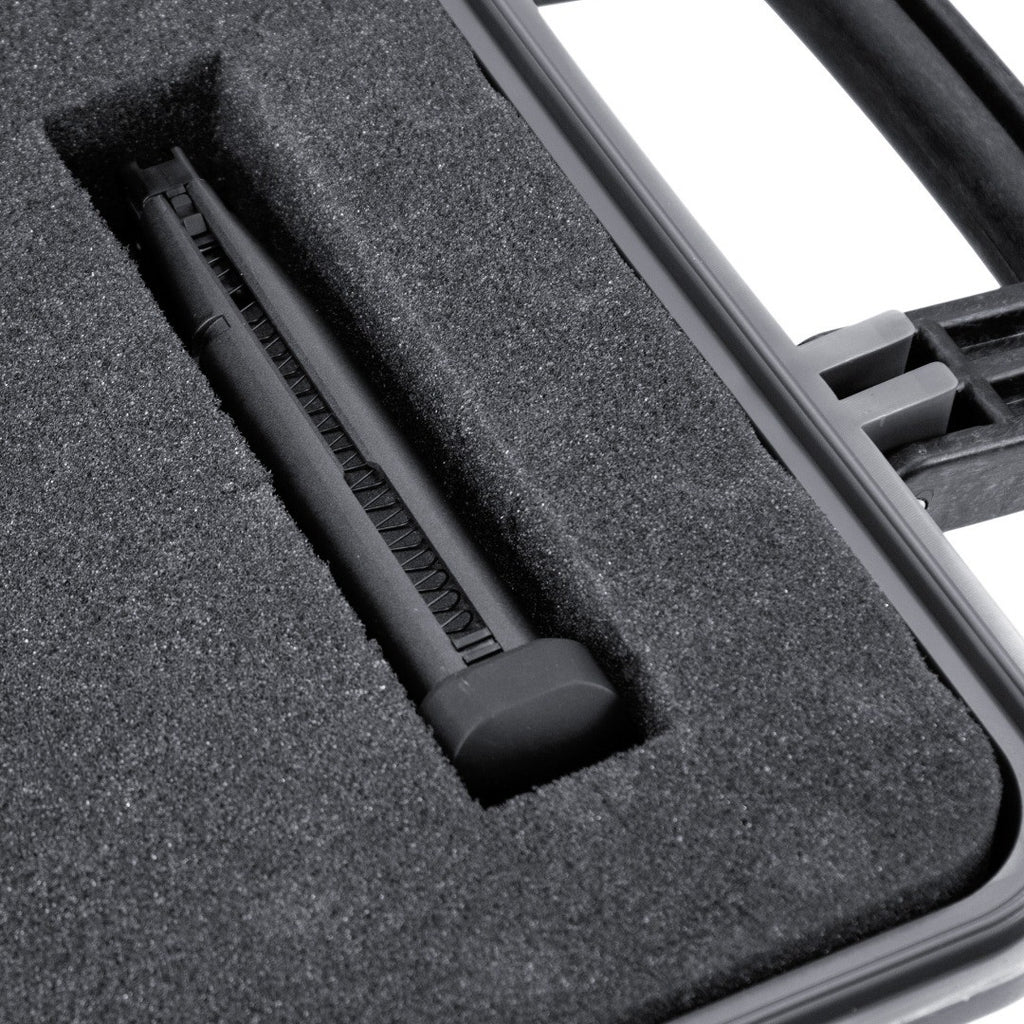 Nuprol Premium Rifle Case Velcro Patch (Large) Wave Foam – Black (N)