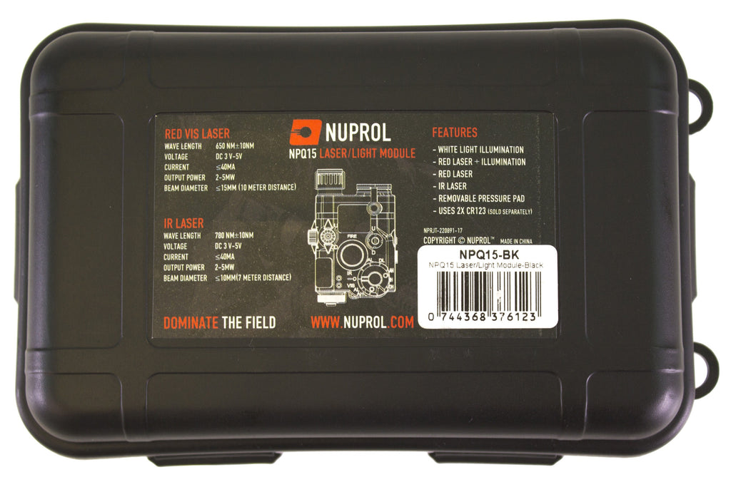 NUPROL NPQ15 Laser & Torch Module (Black) (N)
