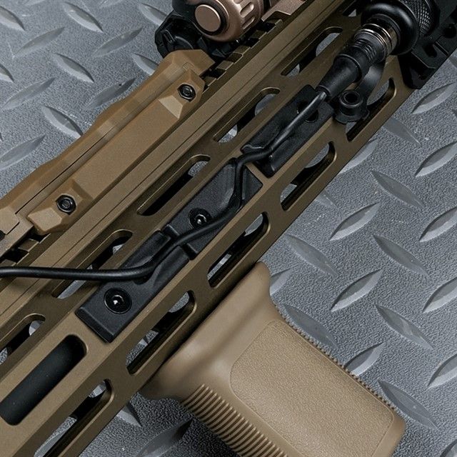 Big Foot – M-LOK Rail Modular Cable Holder (Black) (I)