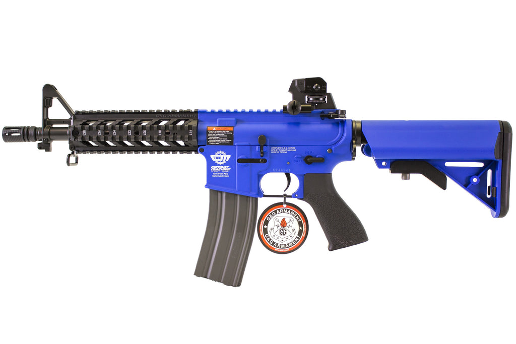 G&G CM16 Raider Dual-Tone Blue AEG – Combat Machine Series