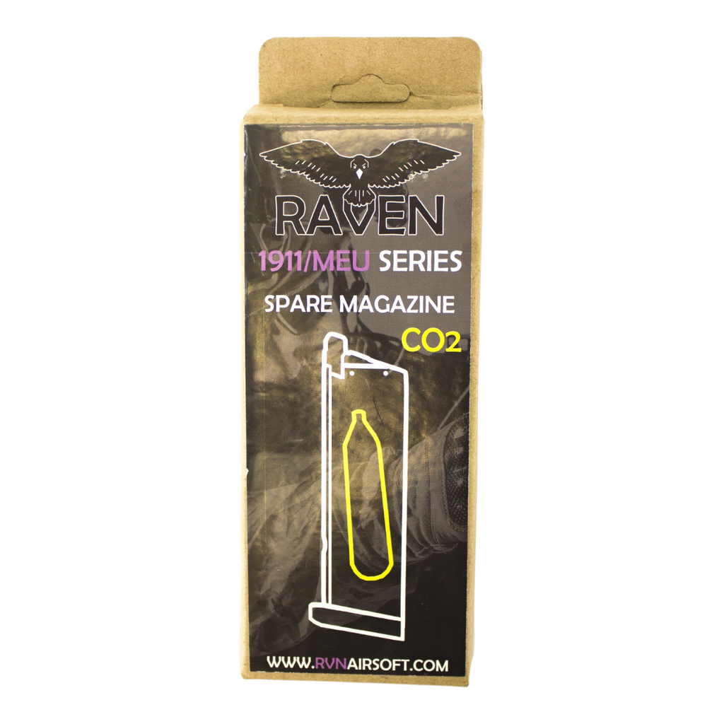 Raven 1911 / MEU Series CO₂ Magazine (Standard 21R) – Black (N)