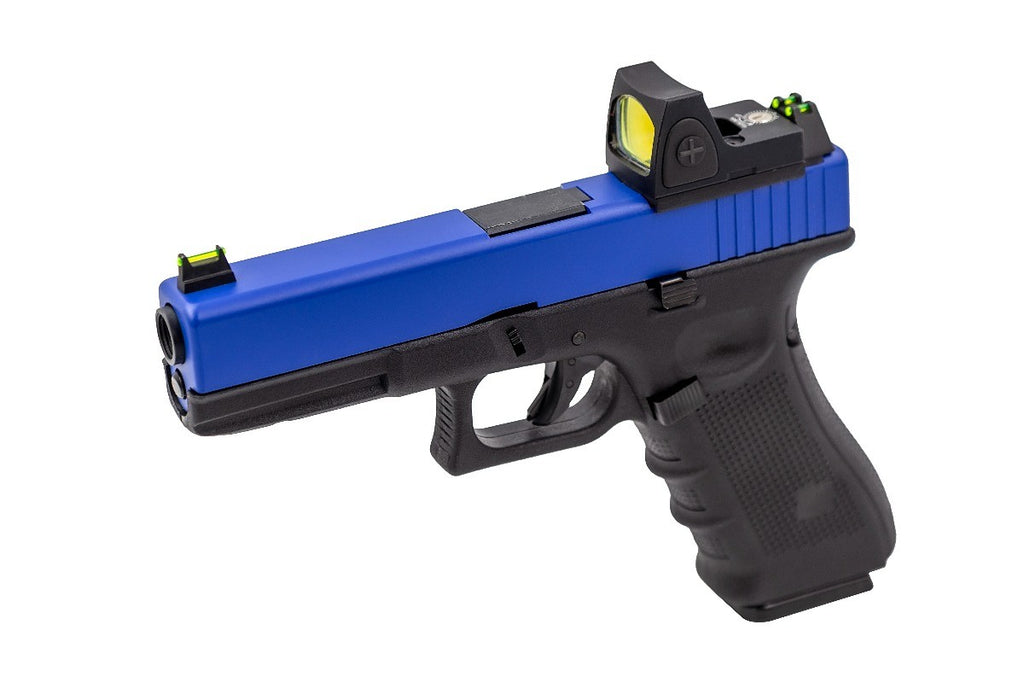Raven EU7 + RDS GBB Pistol (Dual Tone) (Blue | Black) (N)