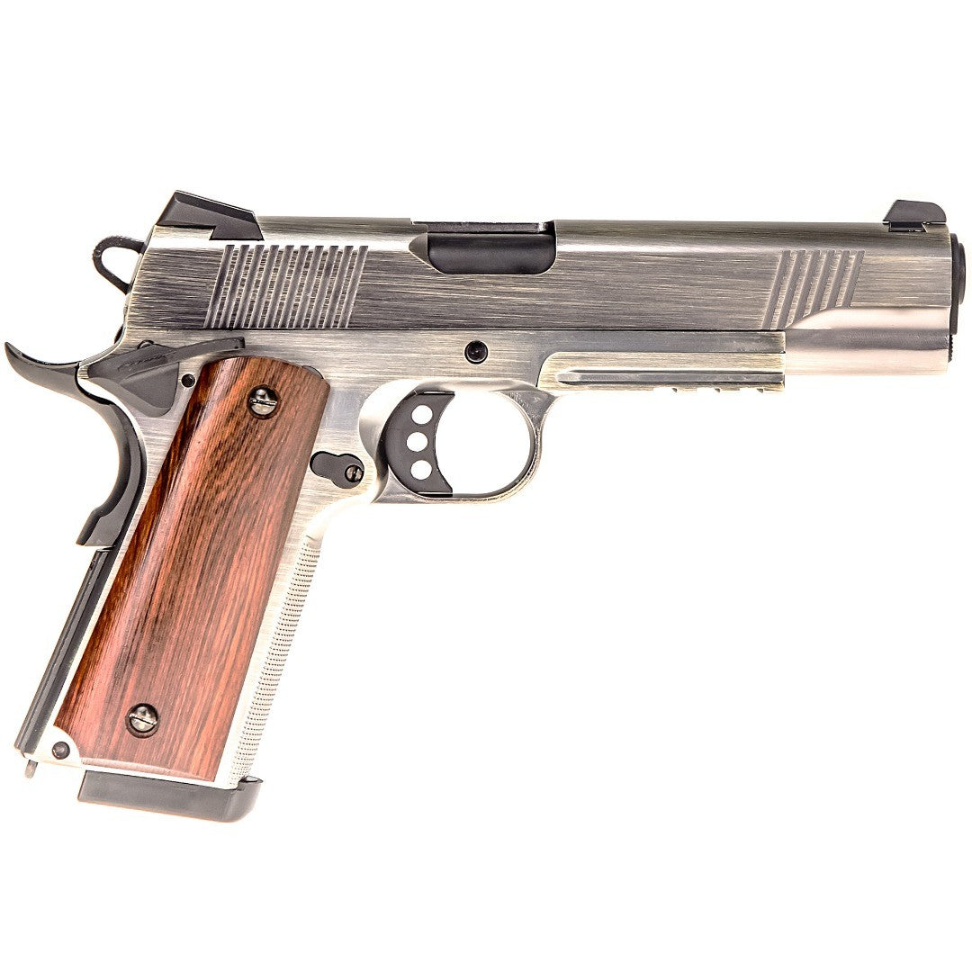 RAVEN 1911/MEU-R Gas Blowback – Brushed Aluminium