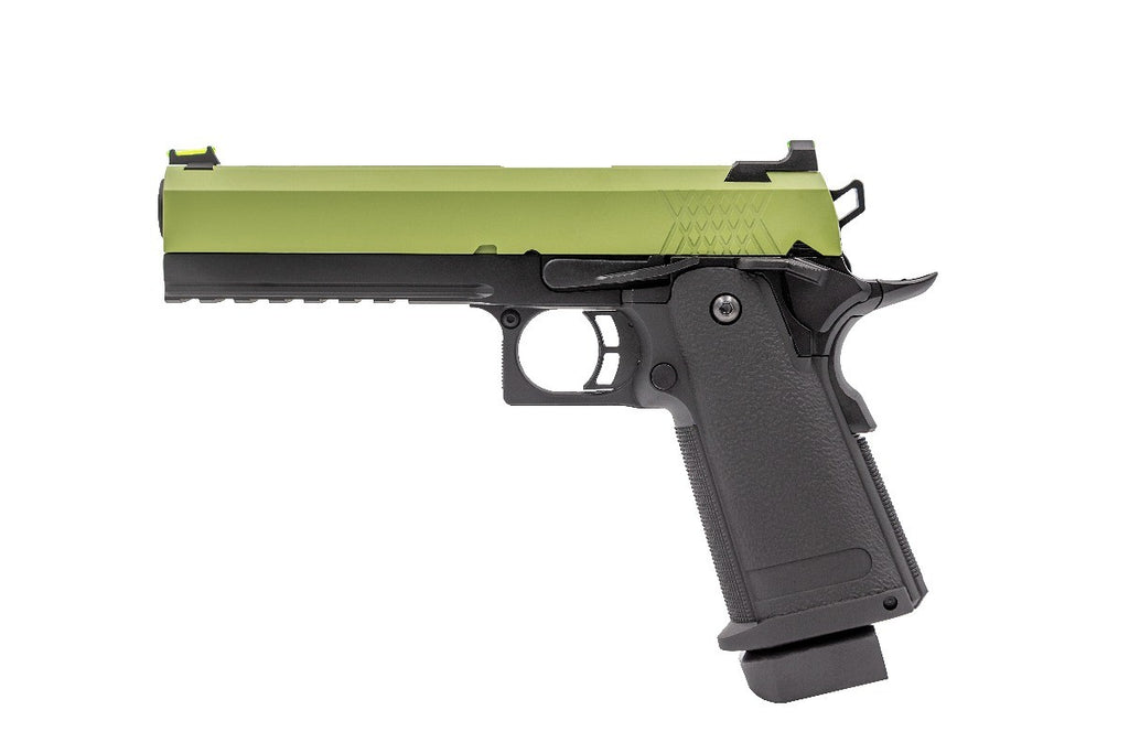 Raven Hi-Capa 5.1 GBB Pistol (Green / Black) (N)