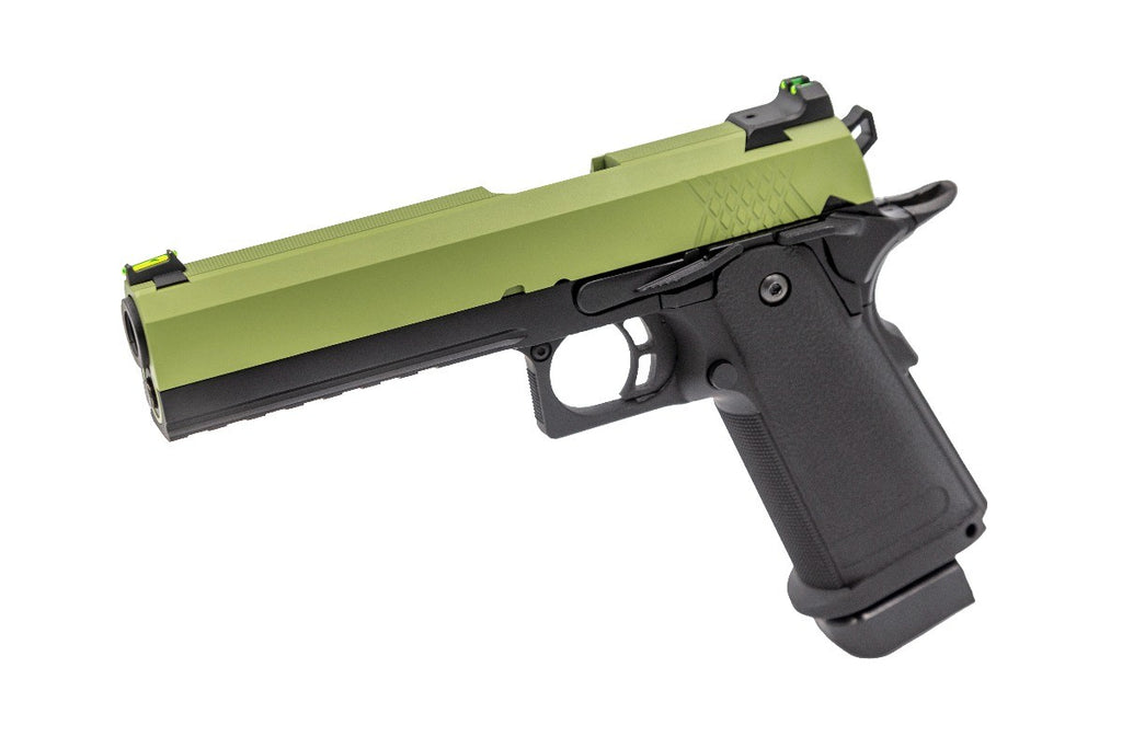 Raven Hi-Capa 5.1 GBB Pistol (Green / Black) (N)