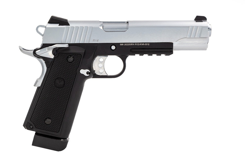 Raven R14-R GBB Pistol (Silver|Black) (N)