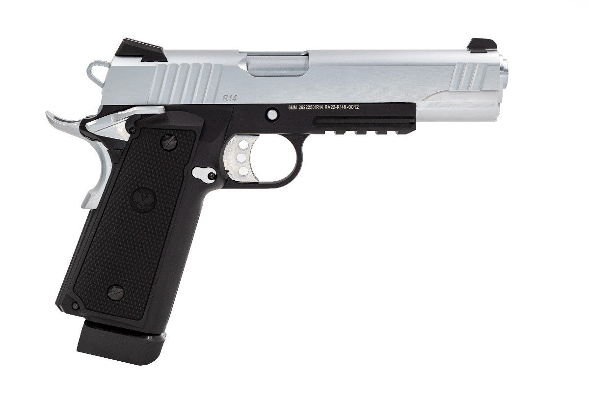 Raven R14-R GBB Pistol (Silver|Black) (N)