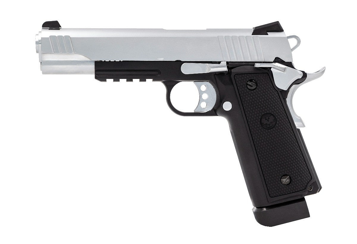Raven R14-R GBB Pistol (Silver|Black) (N)