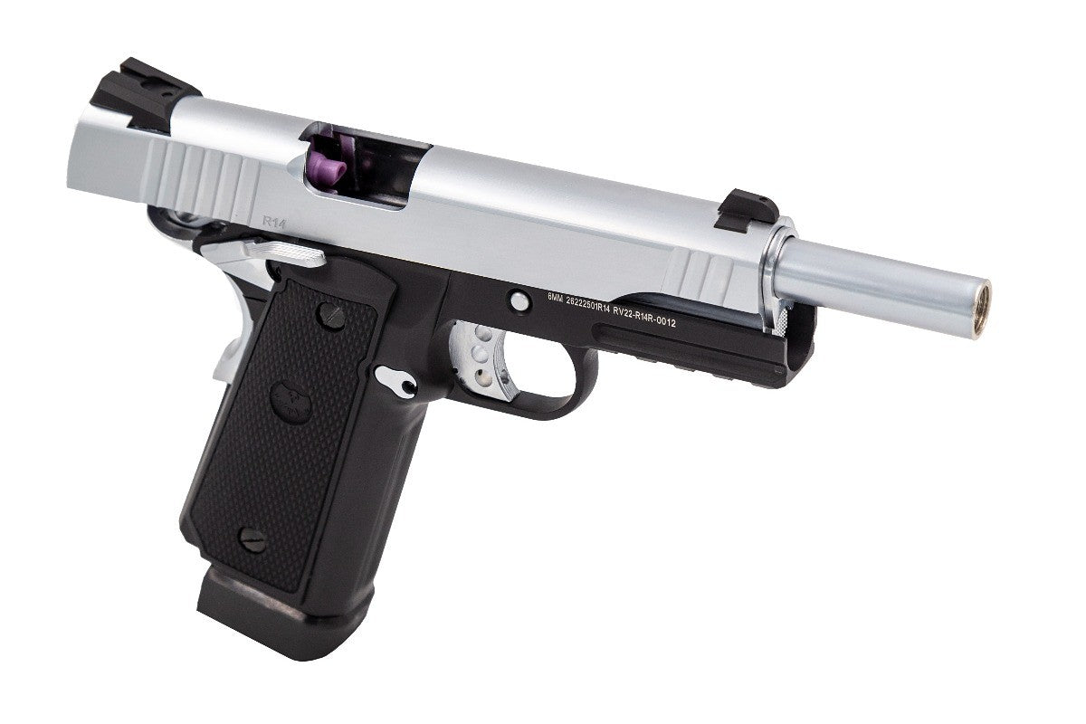 Raven R14-R GBB Pistol (Silver|Black) (N)