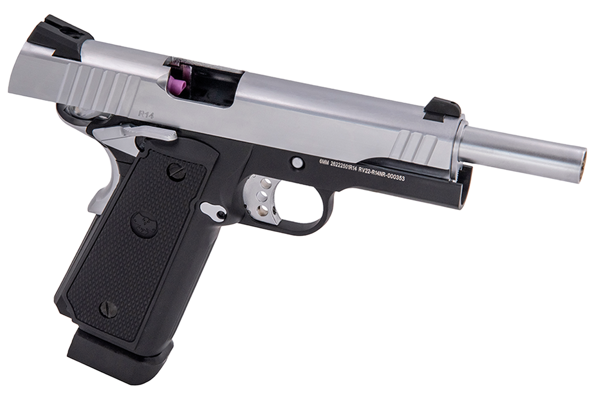 Raven R14 GBB Pistol (Silver|Black) (N)