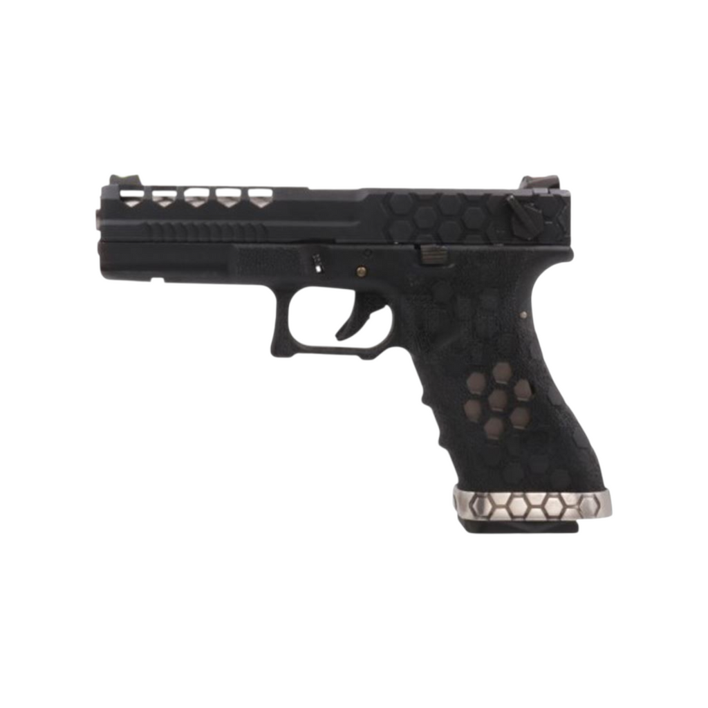 Armorer Works Custom Hex Cut GBB (AW-VX0201 – Black)  (I)