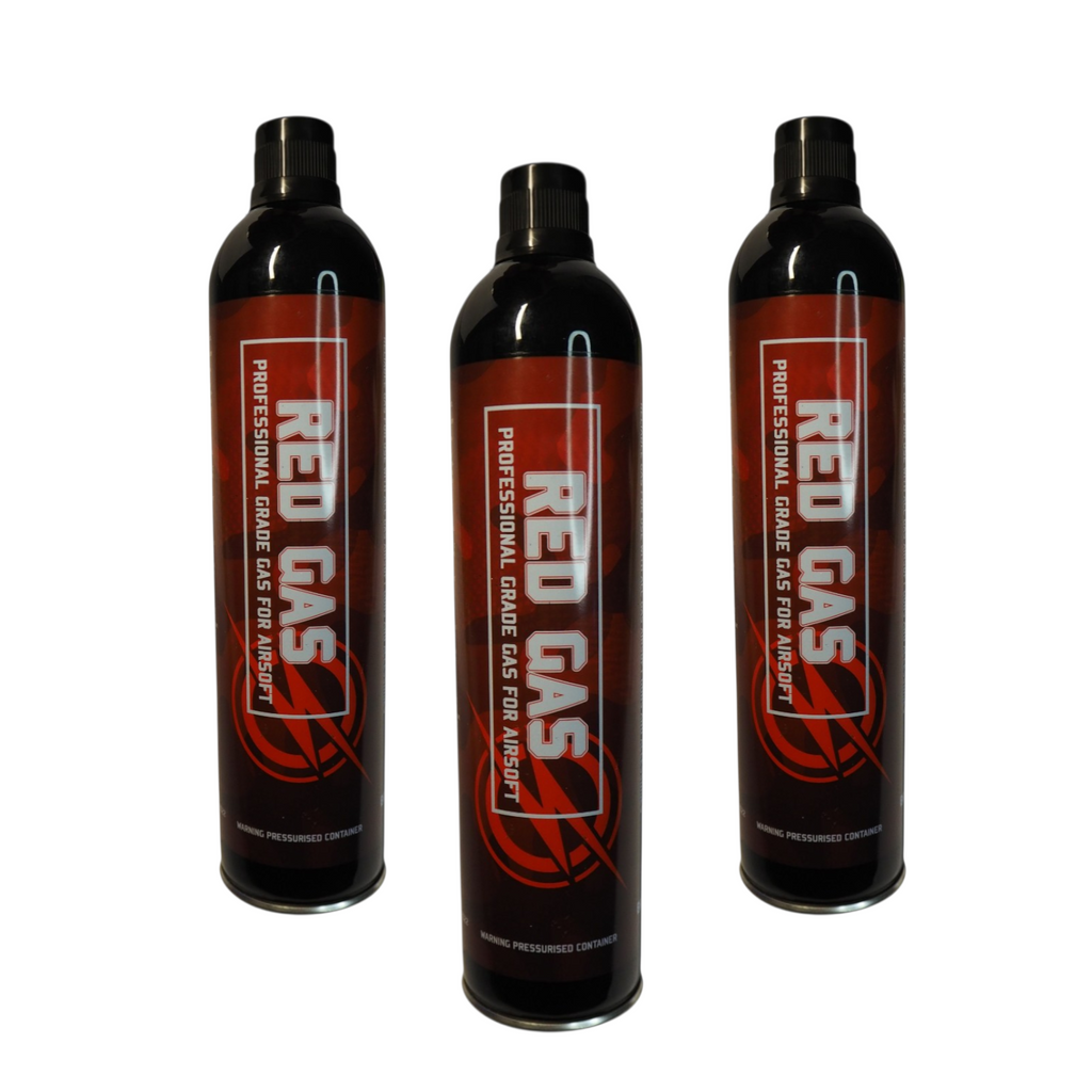First and Only Red Gas – Airsoft Performance Gas (3 PACK)
