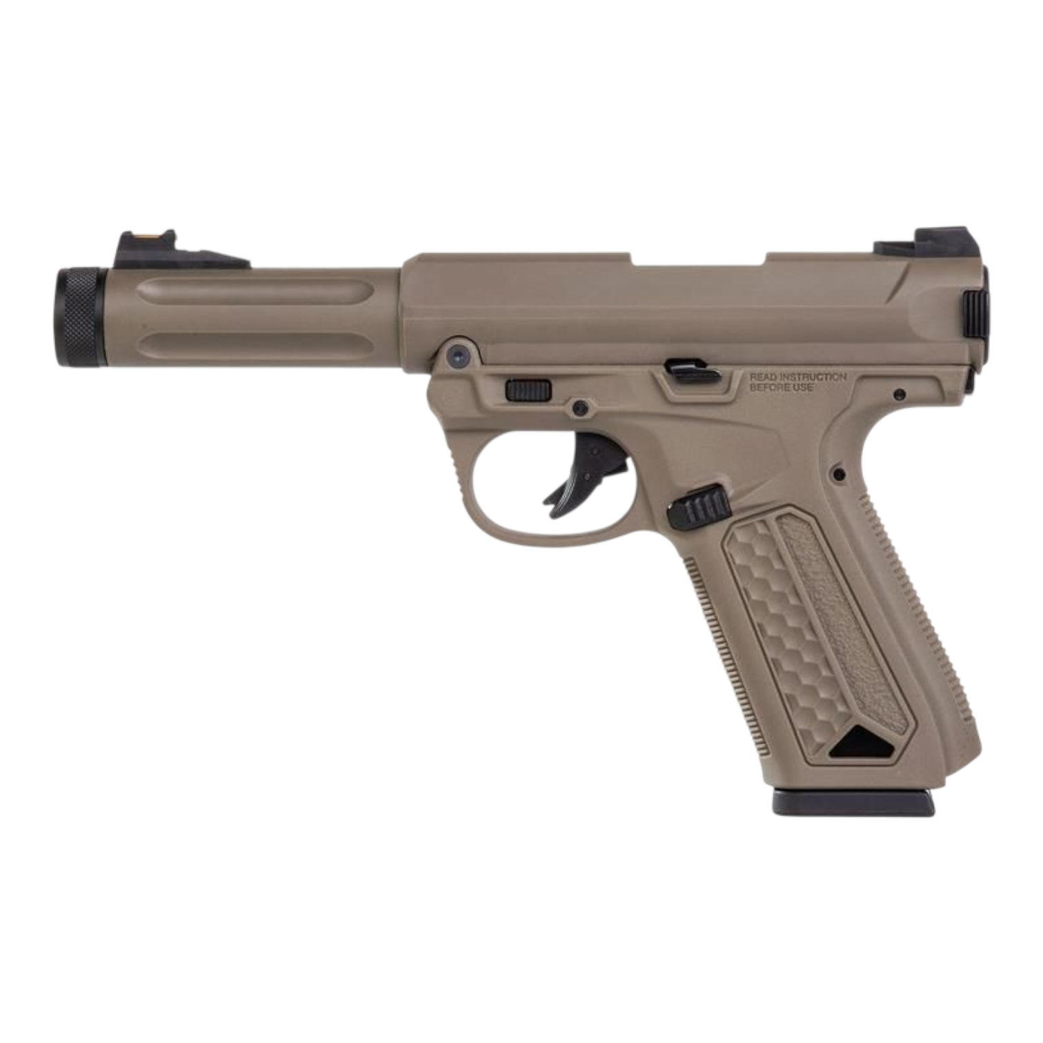 Action Army Ruger MKIV Gas Blowback Pistol (AAP01 - Tan) (I)
