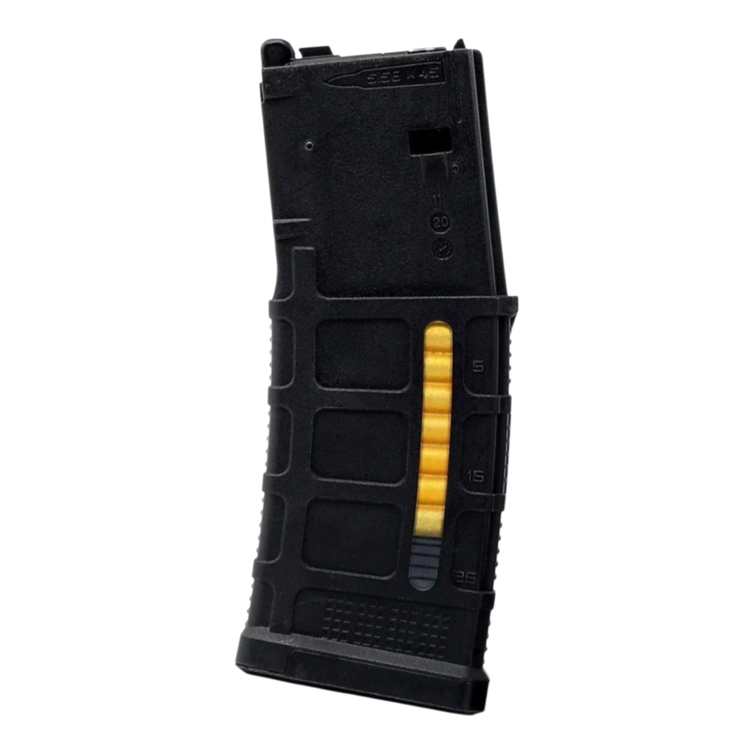 EMG Helios Noveske N4 M4 MWS Gen 3 Gas Magazine by Double Eagle (35 Rounds – Black – DMAG-V2) (I)