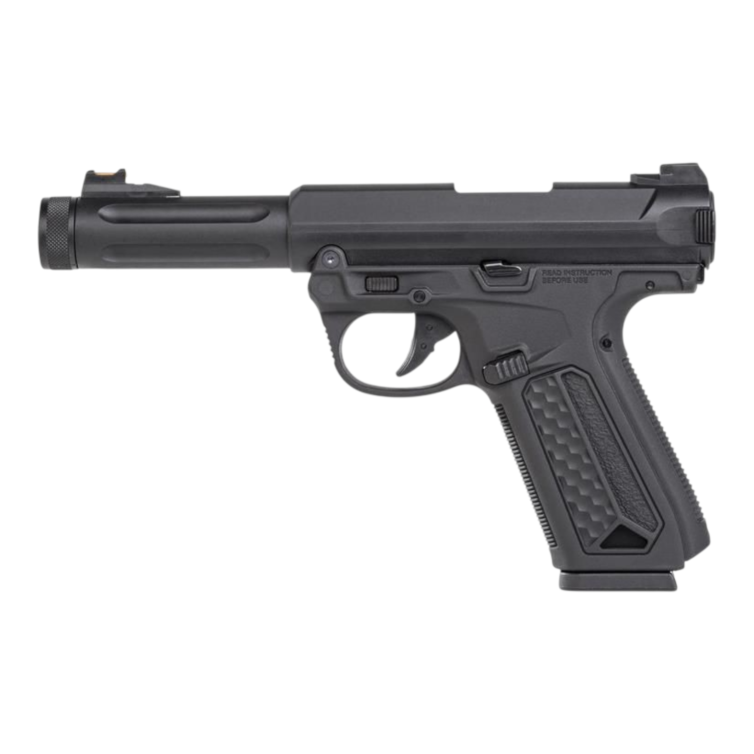 Action Army Ruger MKIV Gas Blowback Pistol (AAP01 - Black) (I)