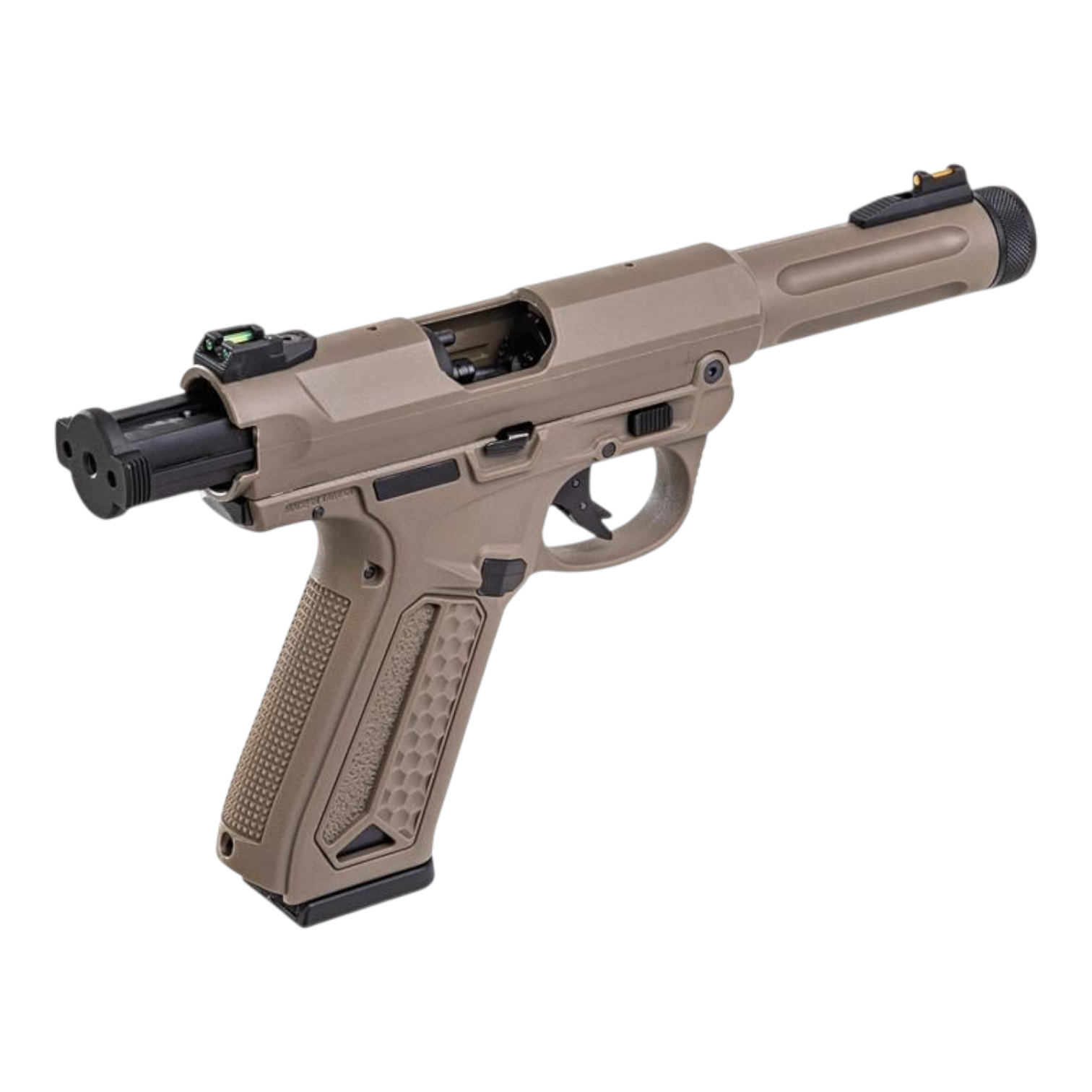 Action Army Ruger MKIV Gas Blowback Pistol (AAP01 - Tan) (I)