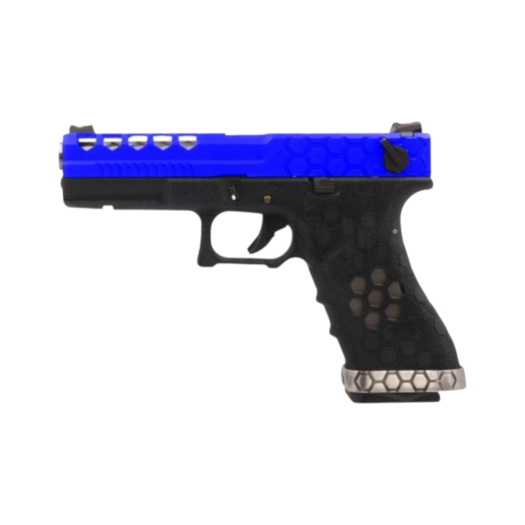 Armorer Works Custom Hex Cut GBB (AW-VX0201 – Blue)  (I)