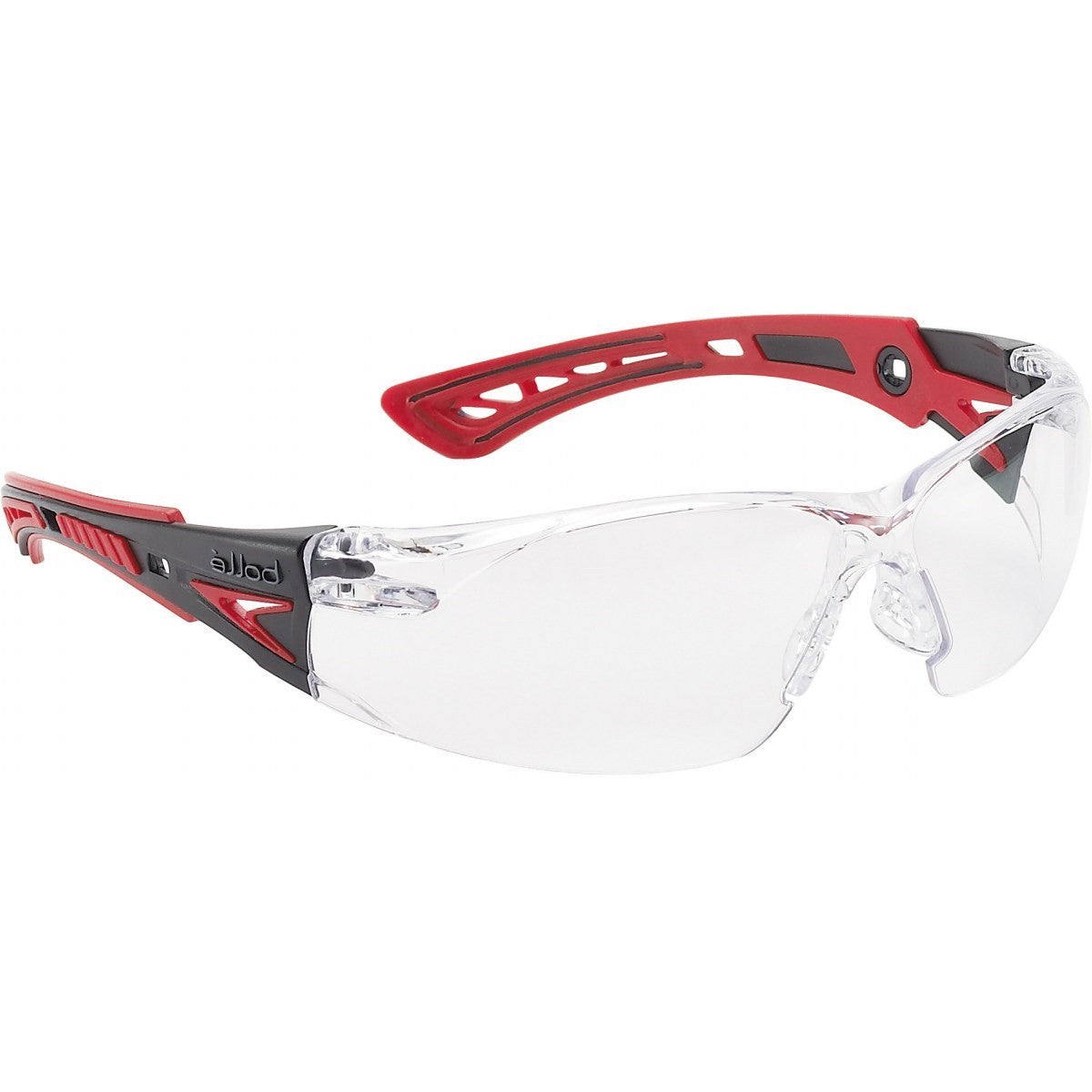 Bollé RUSH+ Safety Glasses – RED