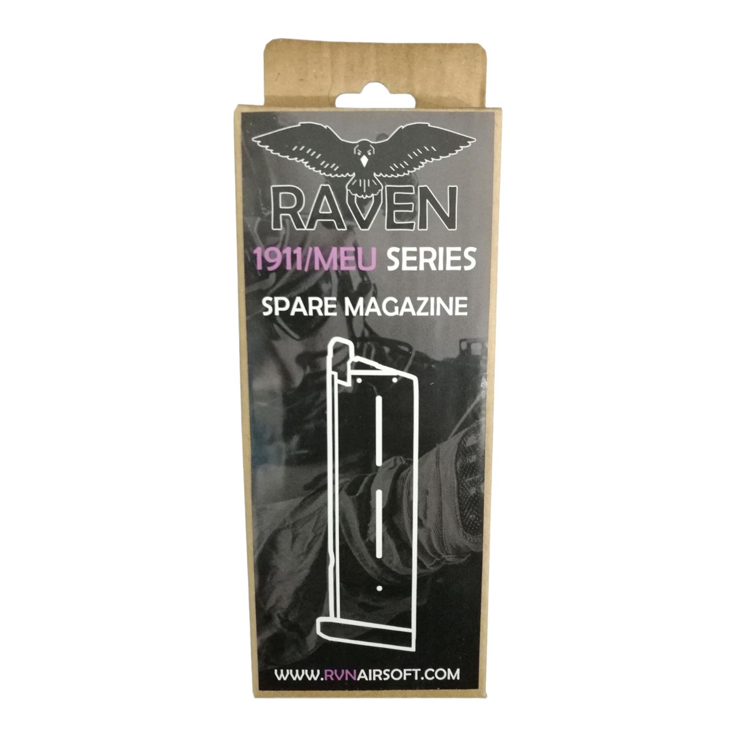 Raven 1911 / MEU Series Gas Magazine (Standard | 21R) – Black (N)